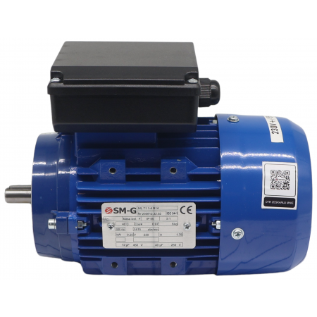 SILNIK ELEKTRYCZNY 0,25kW 230V 1415obr 1FAZOWY KONDENSATOR PRACY ROZRUCHU